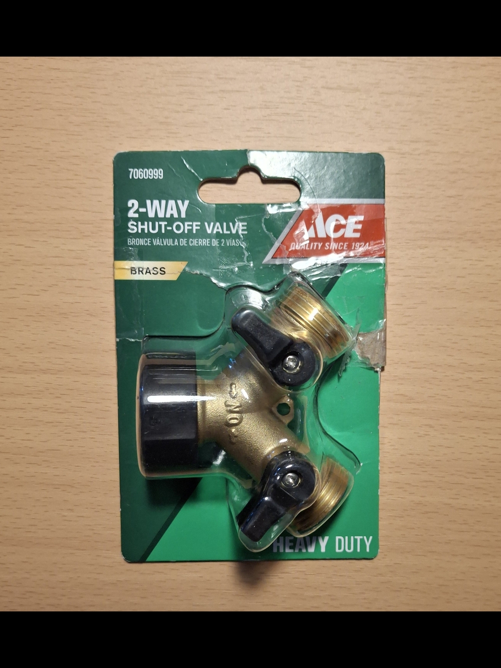 Ace 2 Way Shut Off Valve For Garden Hose 7060999